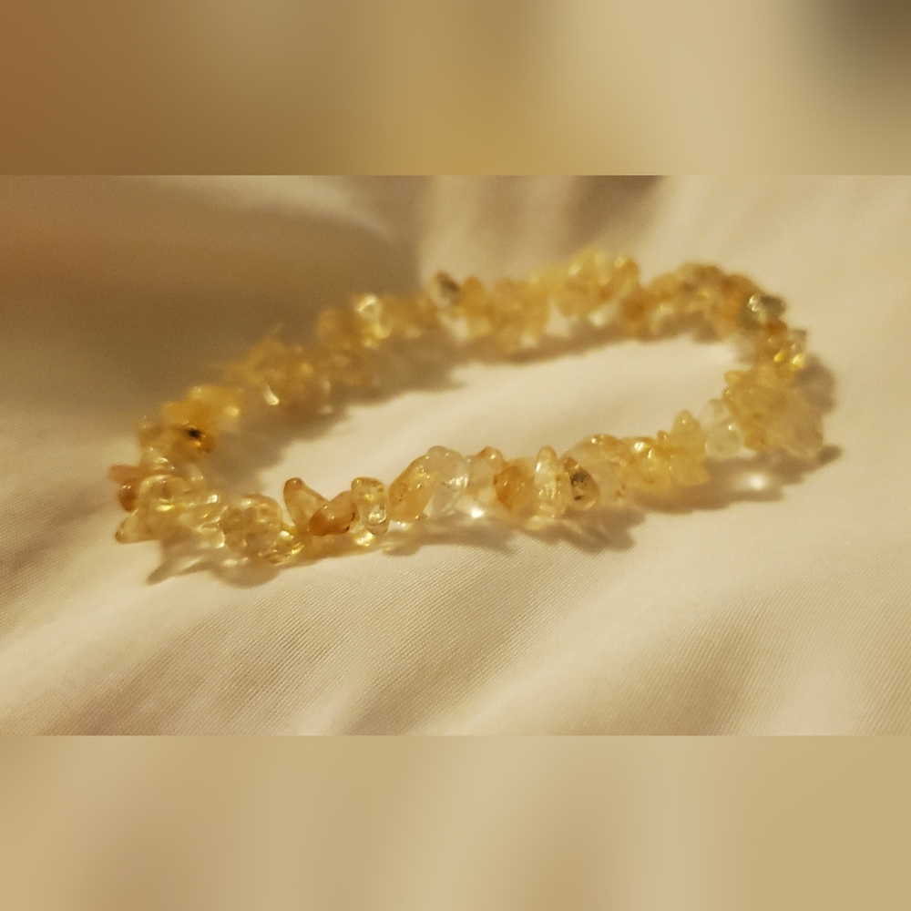Citrine Handmade Stretch Bracelet